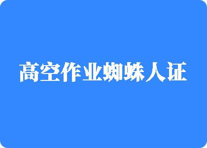 操老骚逼小说视频高空作业蜘蛛人证